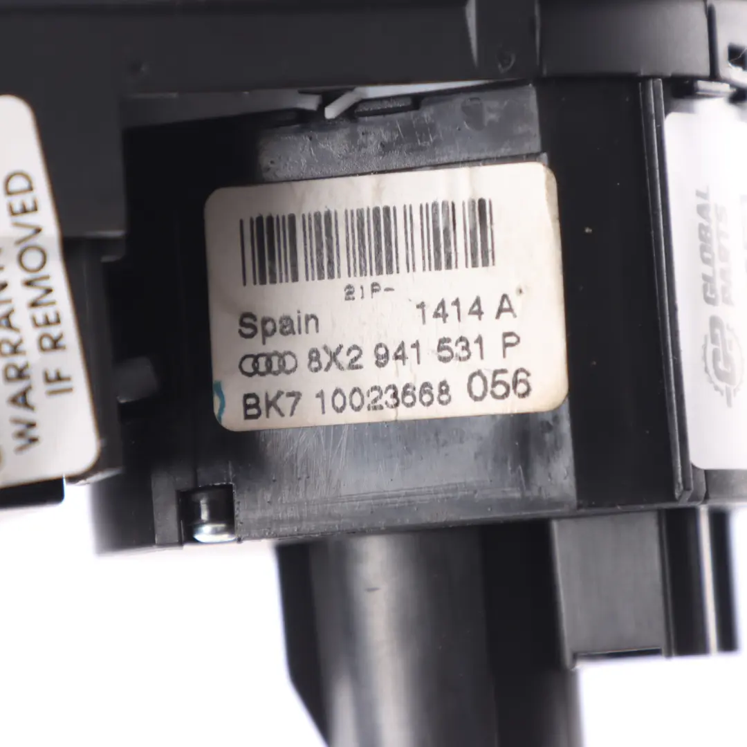 Audi A1 8X Front Fog Lamp Headlight Dashboard Control Switch Panel - SKU RHD-8X2941531P - Part number 8X2941531P