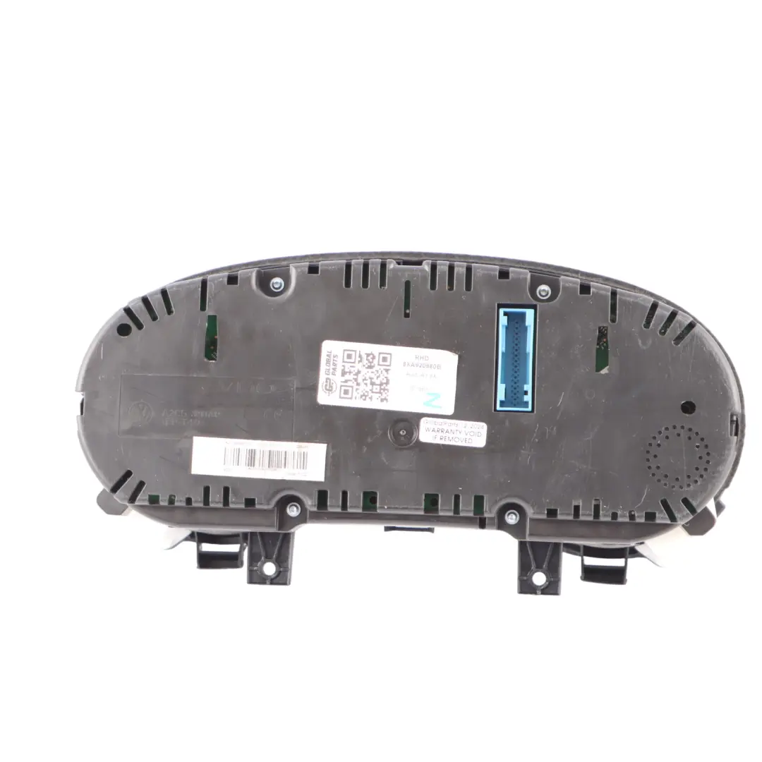 Instrument Cluster Speedometer Clocks Automatic to Audi A1 8X Diesel with Part number 8XA920980B Audi A1 8X Diesel Instrument Cluster Speedometer Clocks Automatic - SKU RHD-8XA920980B - Part number 8XA920980B