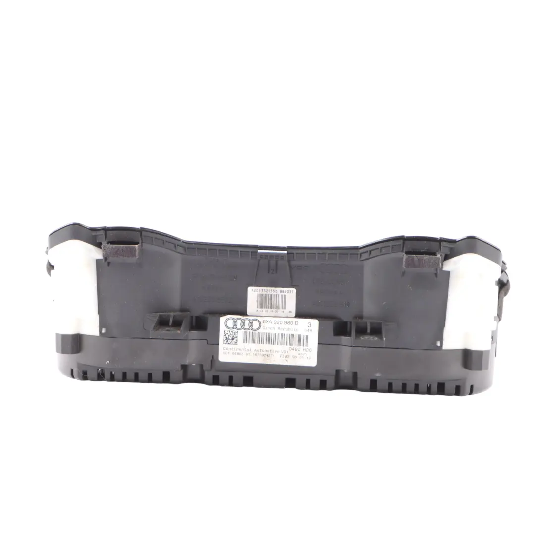 Instrument Cluster Speedometer Clocks Automatic to Audi A1 8X Diesel with Part number 8XA920980B Audi A1 8X Diesel Instrument Cluster Speedometer Clocks Automatic - SKU RHD-8XA920980B - Part number 8XA920980B