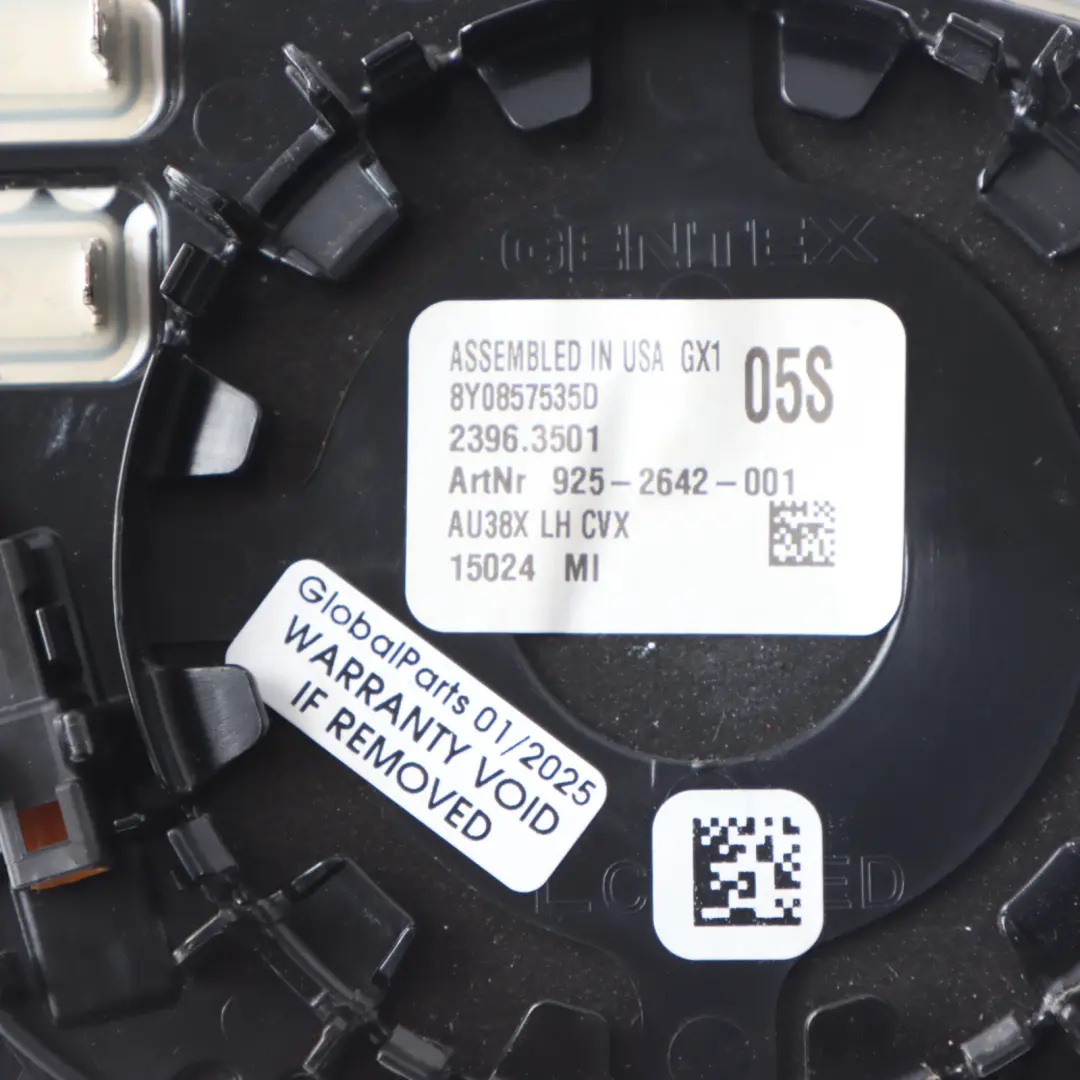 8Y Mirror Glass Wing Mirror Insert Left N/S Heated to Audi S3 with Part number 8Y0857535D Audi S3 8Y Mirror Glass Wing Mirror Insert Left N/S Heated - SKU RHD-8Y0857535D - Part number 8Y0857535D