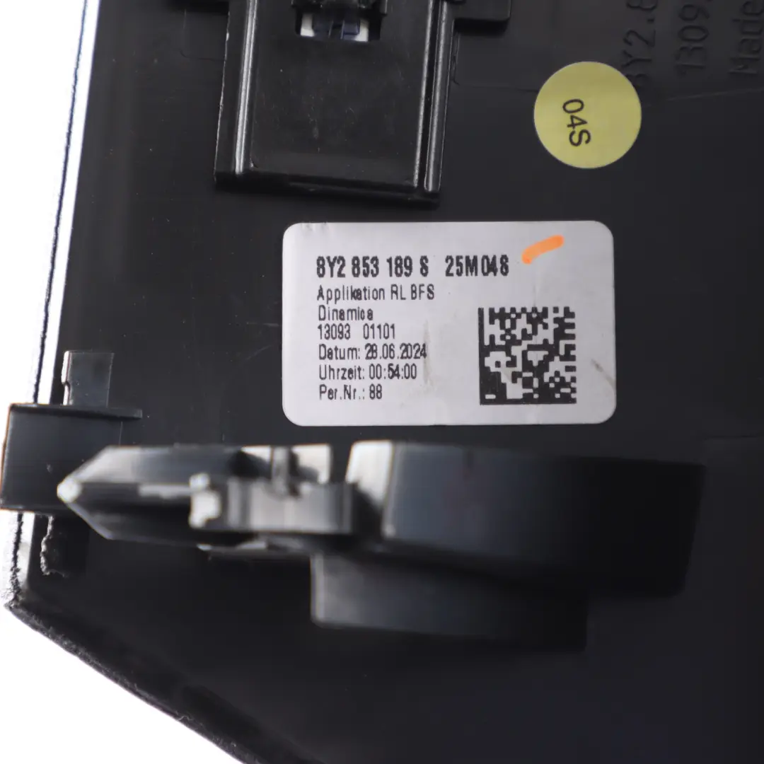 8Y Dashboard Trim Cover Panel Alcantara to Audi S3 with Part number 8Y2853189S Audi S3 8Y Dashboard Trim Cover Panel Alcantara - SKU RHD-8Y2853189S - Part number 8Y2853189S