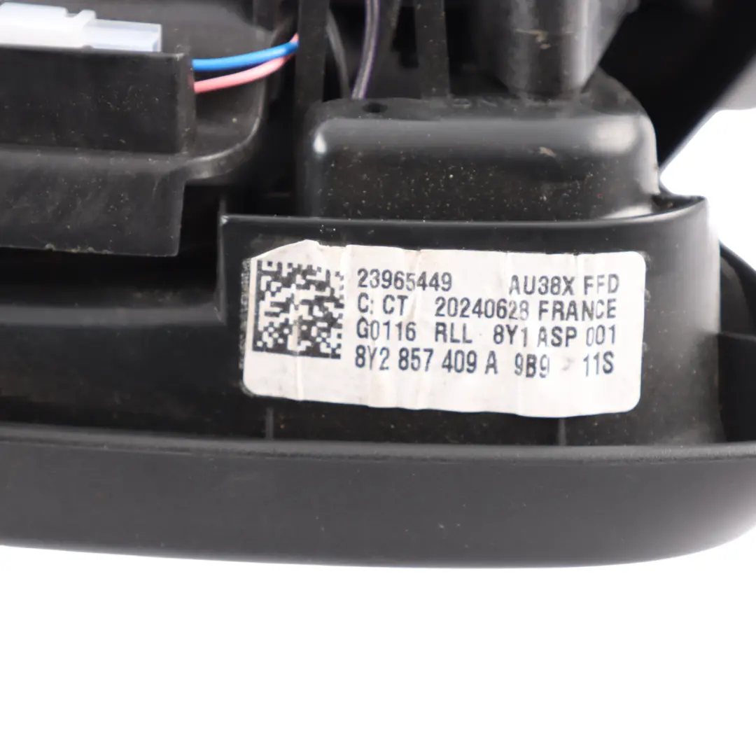 8Y Front Mirror Wing Power Fold Memory Left N/S to Audi A3 S3 with Part number 8Y2857409A Audi A3 S3 8Y Front Mirror Wing Power Fold Memory Left N/S - SKU RHD-8Y2857409A - Part number 8Y2857409A