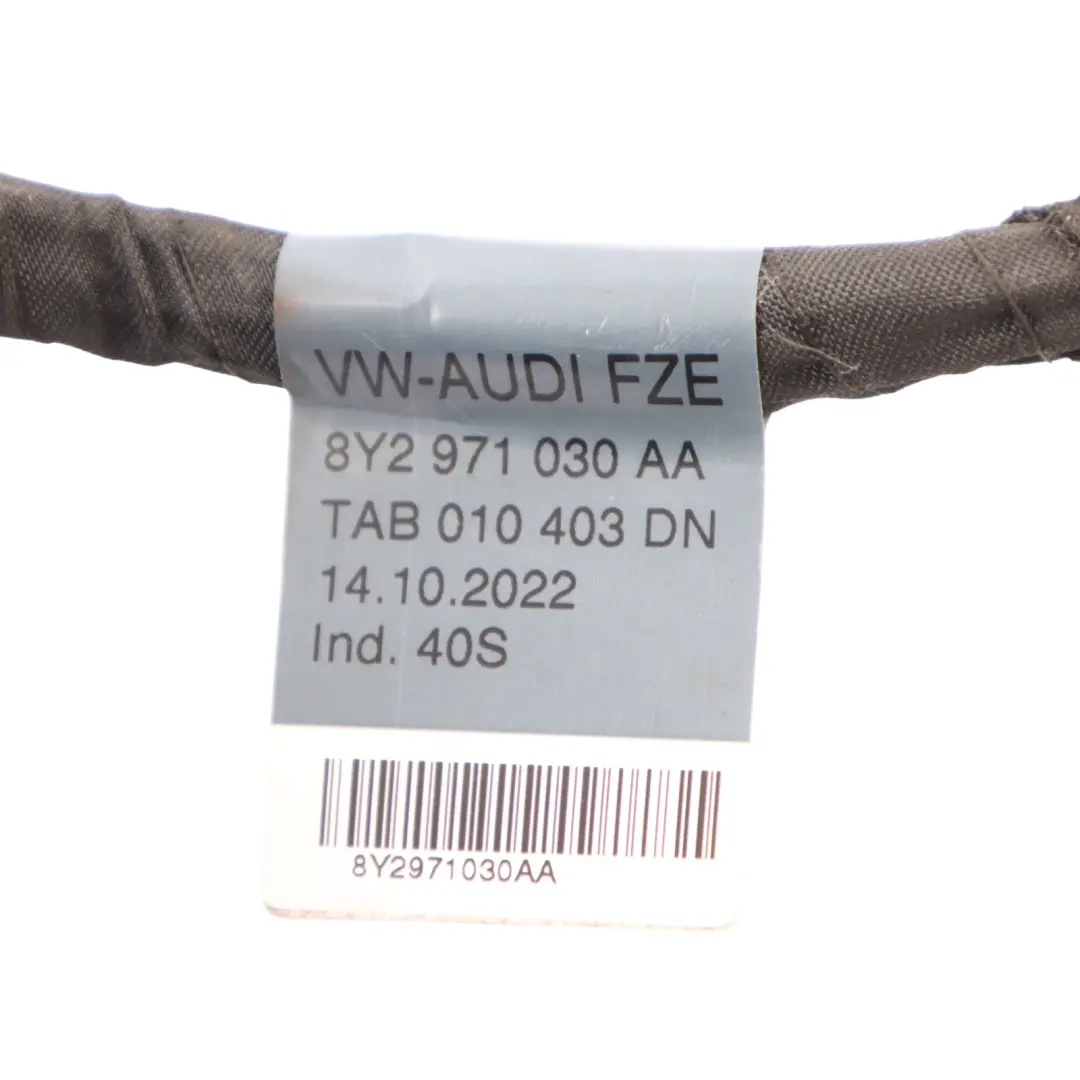 Audi S3 8Y Door Wiring Loom Harness Front Right O/S - SKU RHD-8Y2971030AA - Part number 8Y2971030AA