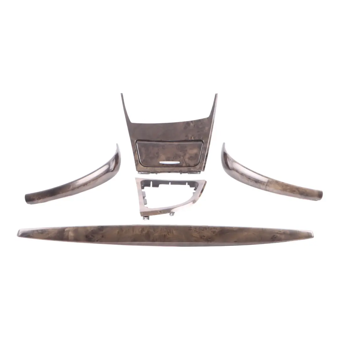 BMW E81 E82 Ashtray Interior Trim Set Dashboard Wood Poplar Grain Grey - SKU rhd-9121705 - Part number 9121705