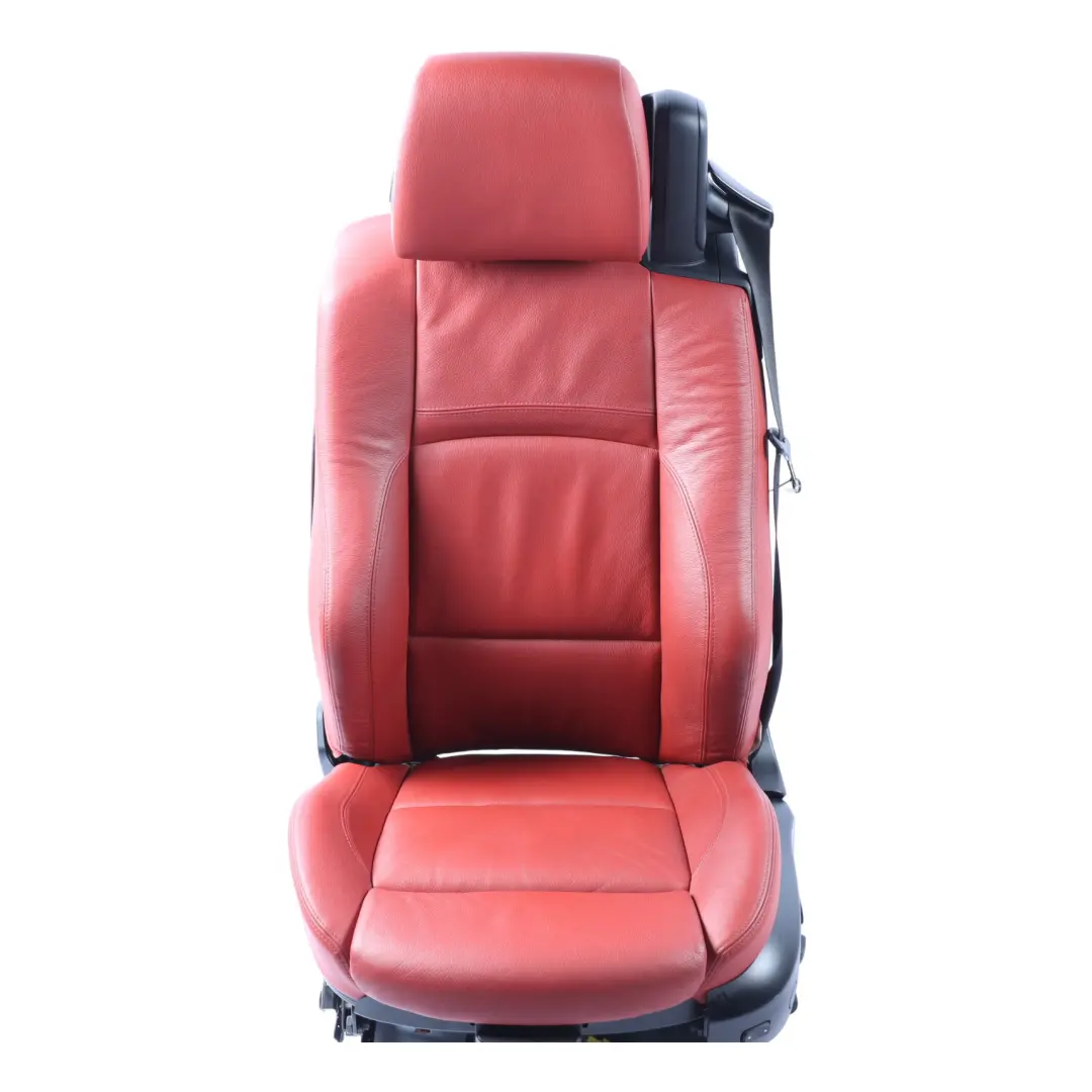 Front Left N/S Interior Memory Red Leather to BMW E93 Convertible Sport Seat with Part number 9148877 BMW E93 Convertible Sport Seat Front Left N/S Interior Memory Red Leather - SKU rhd-9148877-1 - Part number 9148877