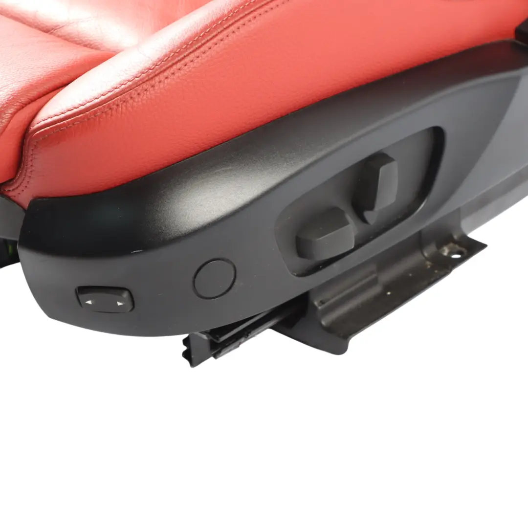 Front Left N/S Interior Memory Red Leather to BMW E93 Convertible Sport Seat with Part number 9148877 BMW E93 Convertible Sport Seat Front Left N/S Interior Memory Red Leather - SKU rhd-9148877-1 - Part number 9148877