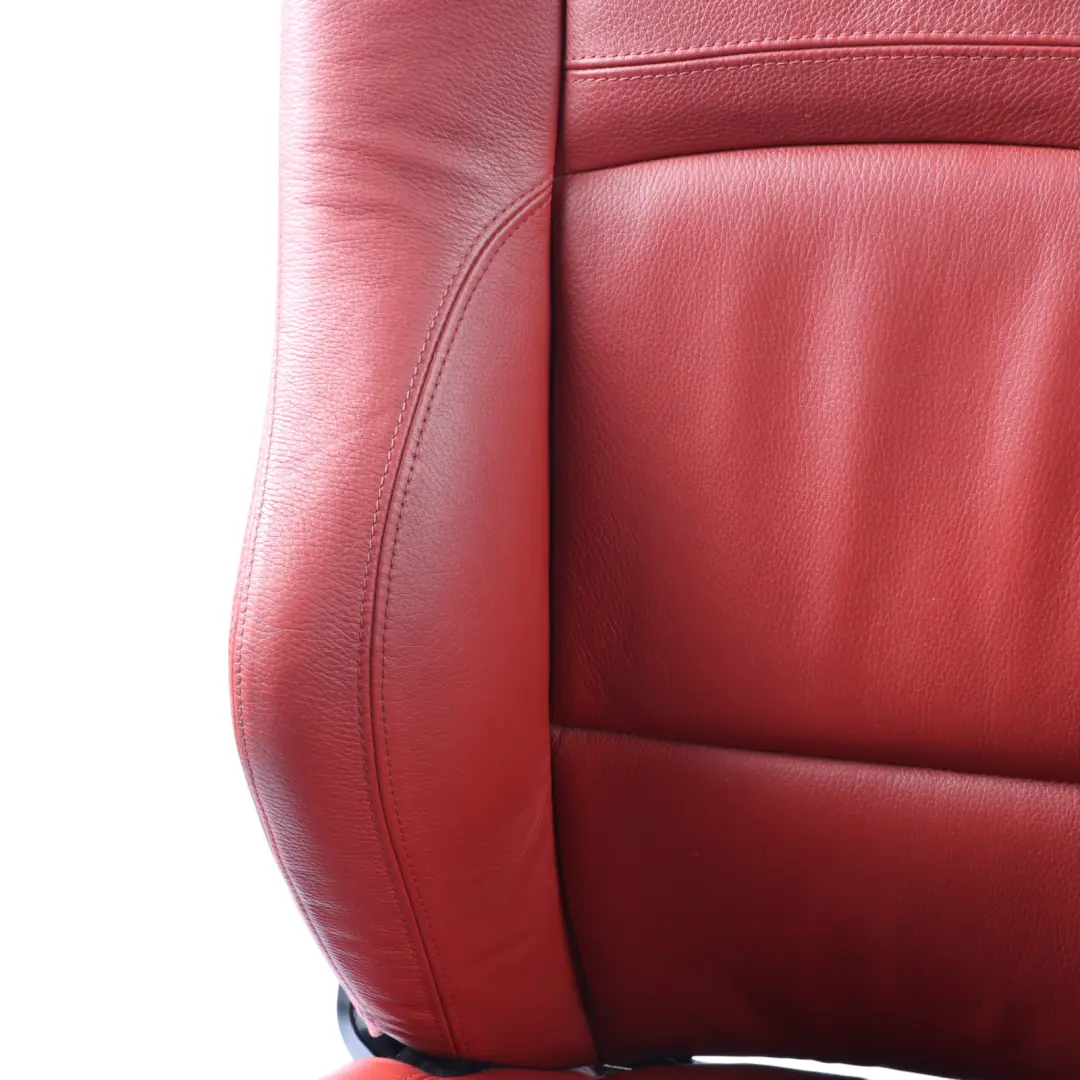 Front Left N/S Interior Memory Red Leather to BMW E93 Convertible Sport Seat with Part number 9148877 BMW E93 Convertible Sport Seat Front Left N/S Interior Memory Red Leather - SKU rhd-9148877-1 - Part number 9148877