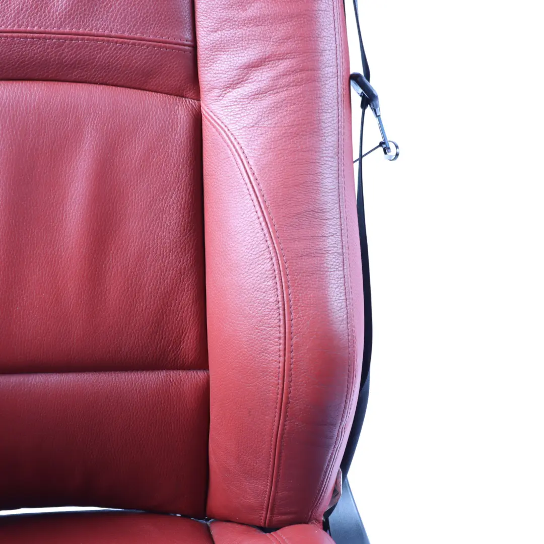 Front Left N/S Interior Memory Red Leather to BMW E93 Convertible Sport Seat with Part number 9148877 BMW E93 Convertible Sport Seat Front Left N/S Interior Memory Red Leather - SKU rhd-9148877-1 - Part number 9148877