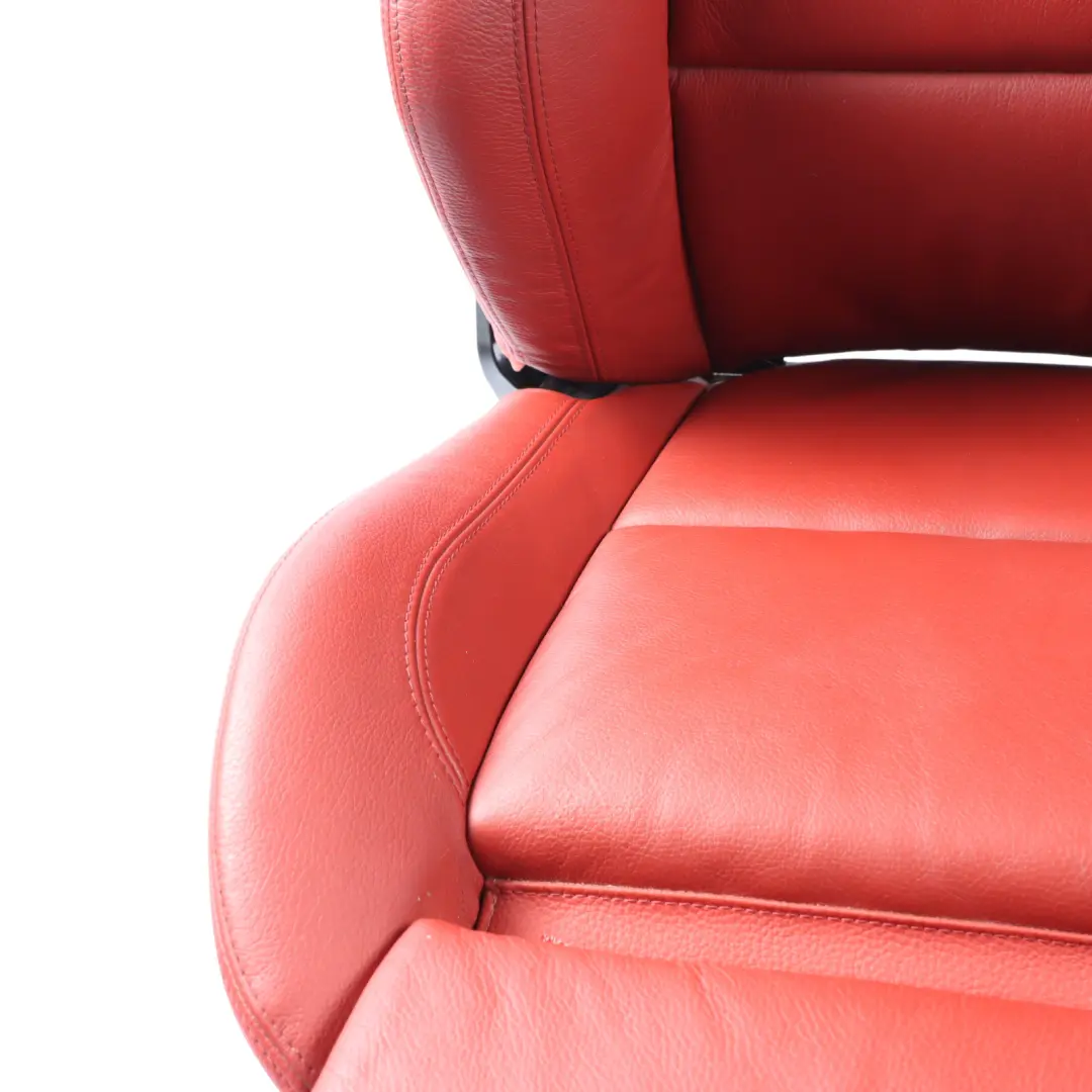Front Left N/S Interior Memory Red Leather to BMW E93 Convertible Sport Seat with Part number 9148877 BMW E93 Convertible Sport Seat Front Left N/S Interior Memory Red Leather - SKU rhd-9148877-1 - Part number 9148877