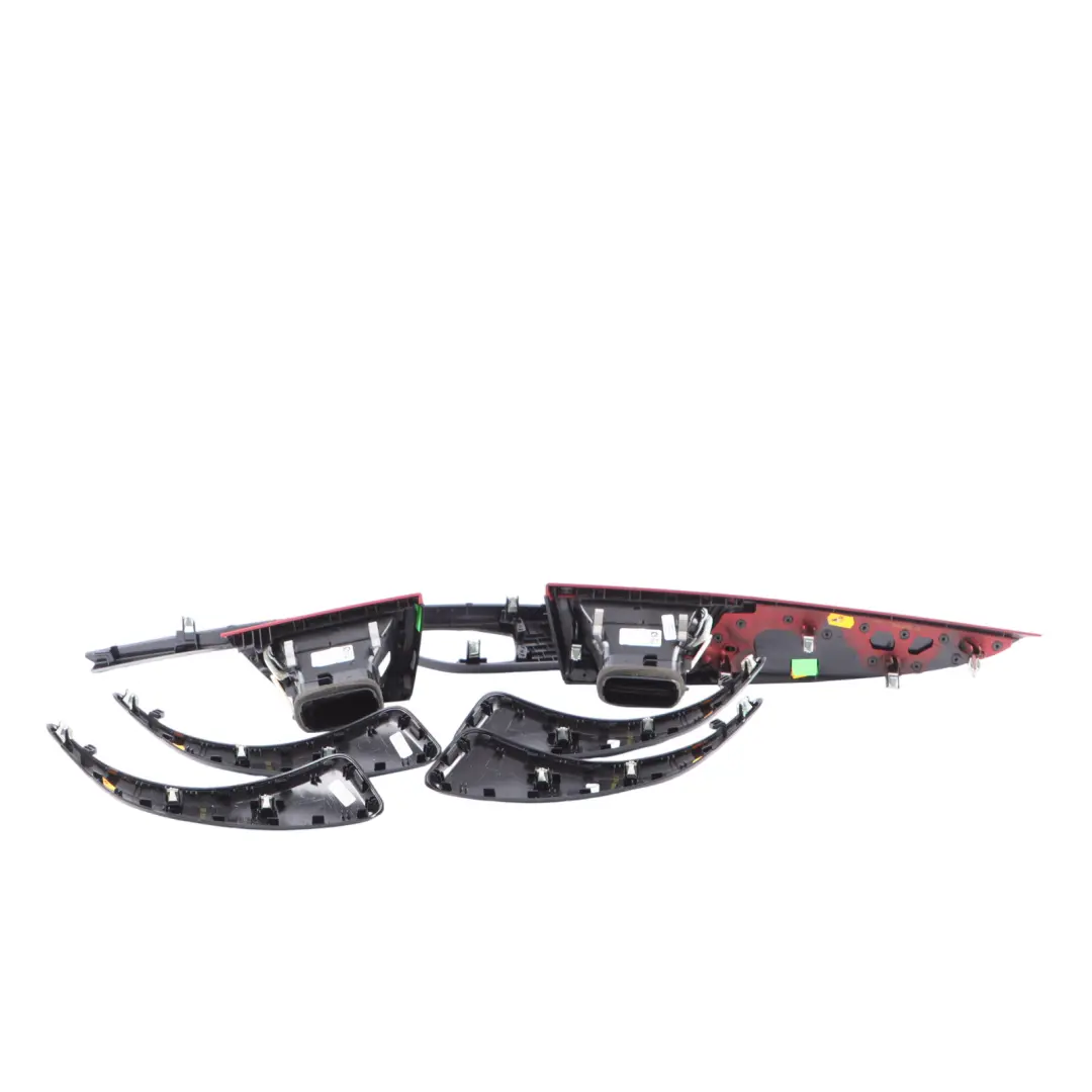 Set Trim Strip Cover Black Glossy Korallrot Red to BMW F20 F21 F22 with Part number 9205370 BMW F20 F21 F22 Set Trim Strip Cover Black Glossy Korallrot Red - SKU RHD-9205370-1 - Part number 9205370