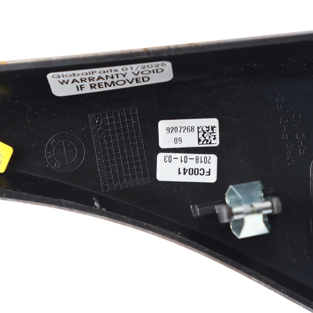 Console Panel BMW F20 F21 F22 Centre Cover Frame Trim Brushed Aluminium to with Part number 9207268 Console Panel BMW F20 F21 F22 Centre Cover Frame Trim Brushed Aluminium - SKU RHD-9207268 - Part number 9207268