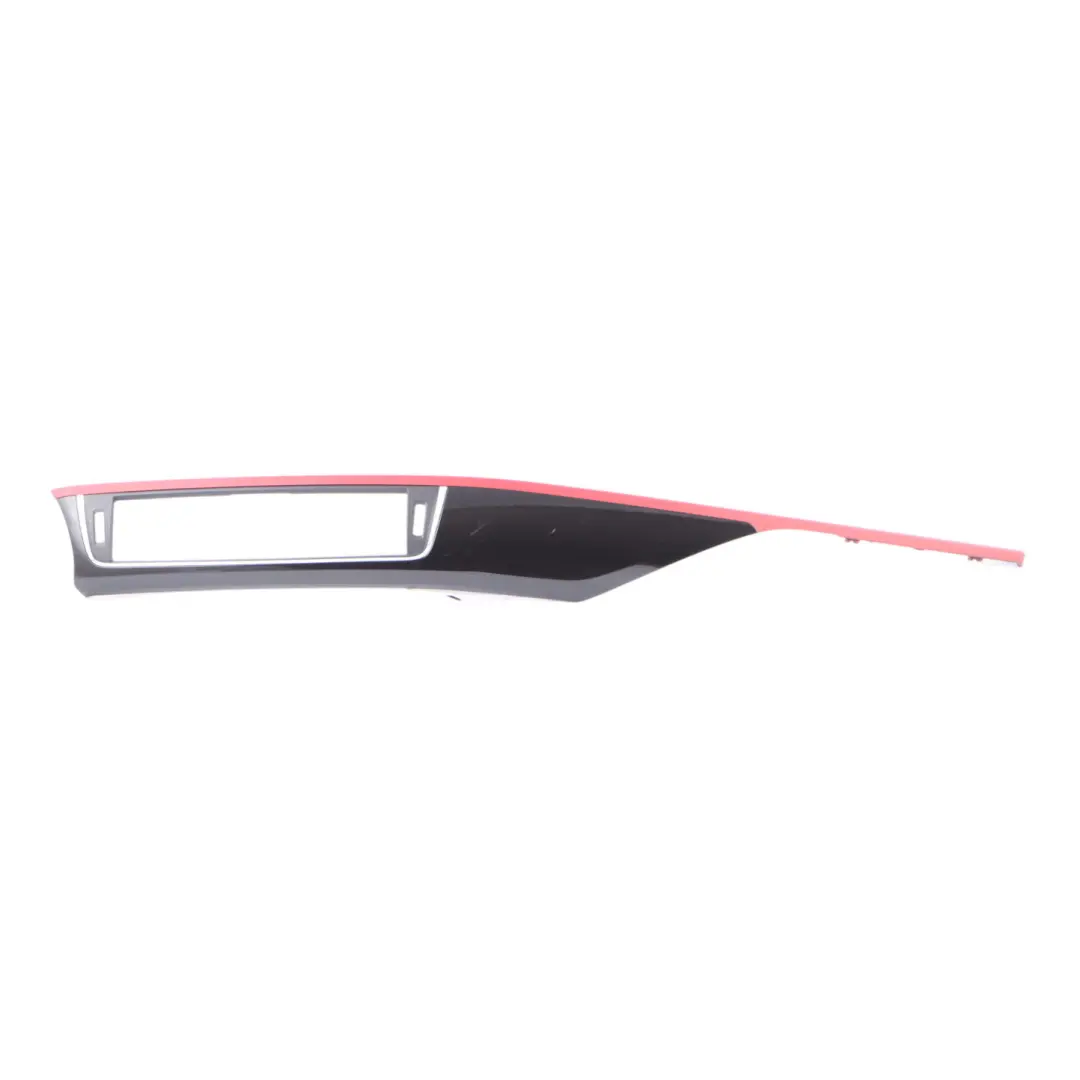 Trim Panel Dashboard Cover Black Gleaming Coral Red Matt to BMW F30 F31 F32 LCI with Part number 9357920 BMW F30 F31 F32 LCI Trim Panel Dashboard Cover Black Gleaming Coral Red Matt - SKU RHD-9357920 - Part number 9357920