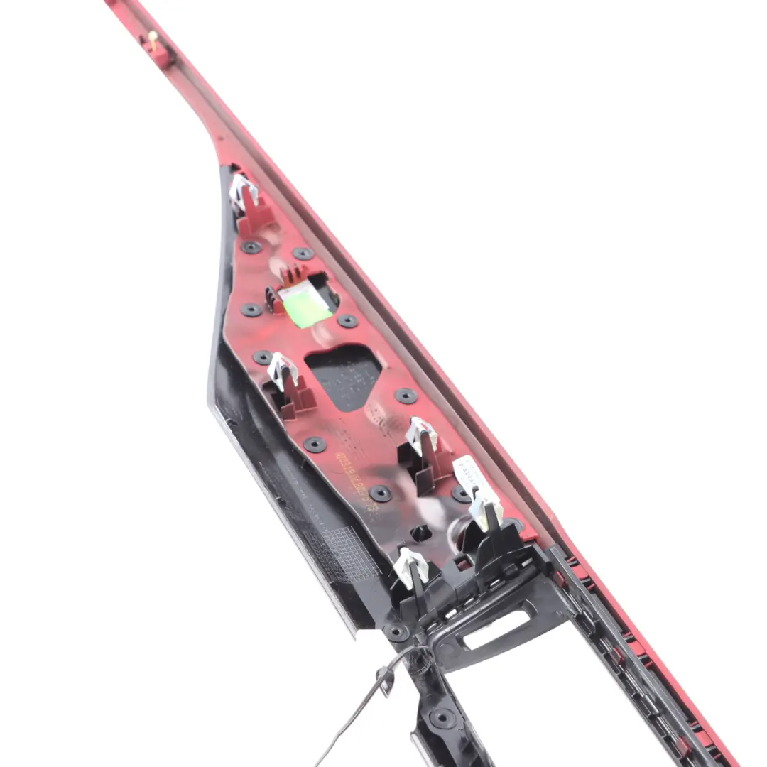 Trim Panel Dashboard Cover Black Gleaming Coral Red Matt to BMW F30 F31 F32 LCI with Part number 9357920 BMW F30 F31 F32 LCI Trim Panel Dashboard Cover Black Gleaming Coral Red Matt - SKU RHD-9357920 - Part number 9357920