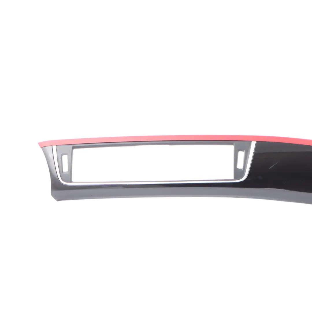 BMW F30 F31 F32 LCI Trim Panel Dashboard Cover Black Gleaming Coral Red Matt - SKU RHD-9357920 - Part number 9357920