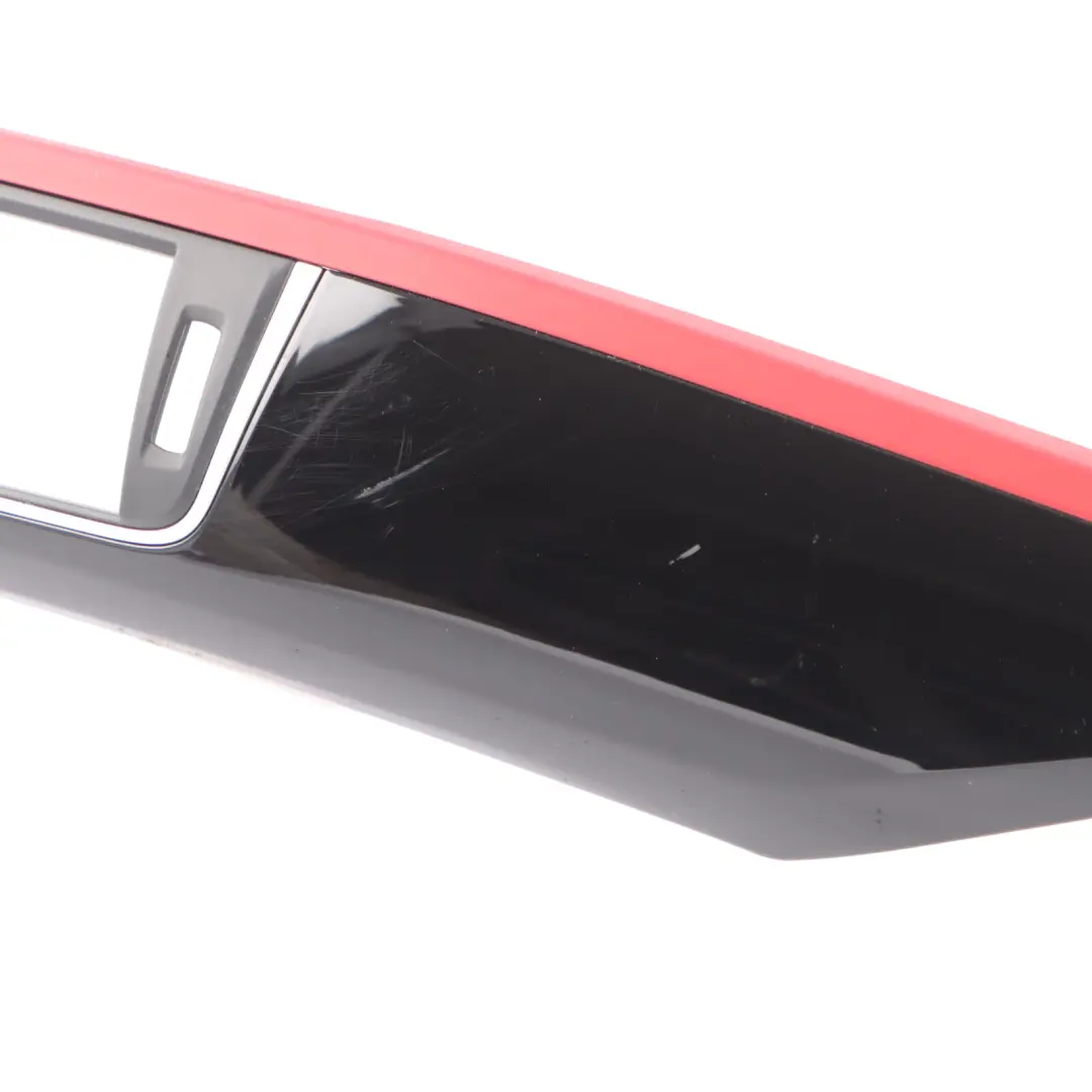 BMW F30 F31 F32 LCI Trim Panel Dashboard Cover Black Gleaming Coral Red Matt - SKU RHD-9357920 - Part number 9357920