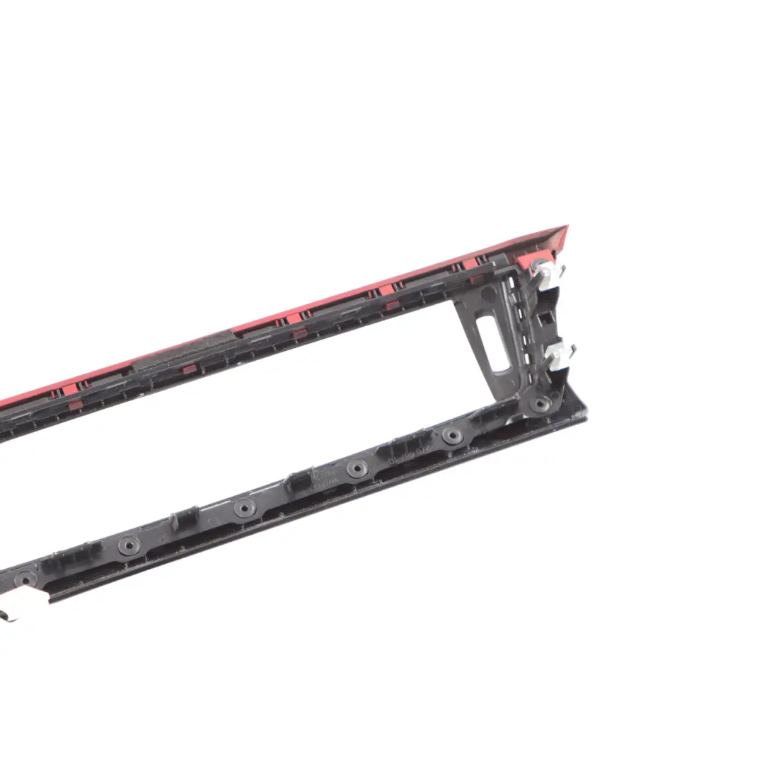 Trim Panel Dashboard Cover Black Gleaming Coral Red Matt to BMW F30 F31 F32 LCI with Part number 9357920 BMW F30 F31 F32 LCI Trim Panel Dashboard Cover Black Gleaming Coral Red Matt - SKU RHD-9357920 - Part number 9357920