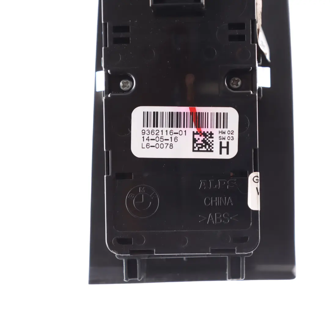 Door Switch Window Lifter Button Panel Black to BMW F46 with Part number 9362116 BMW F46 Door Switch Window Lifter Button Panel Black - SKU RHD-9362116-1 - Part number 9362116