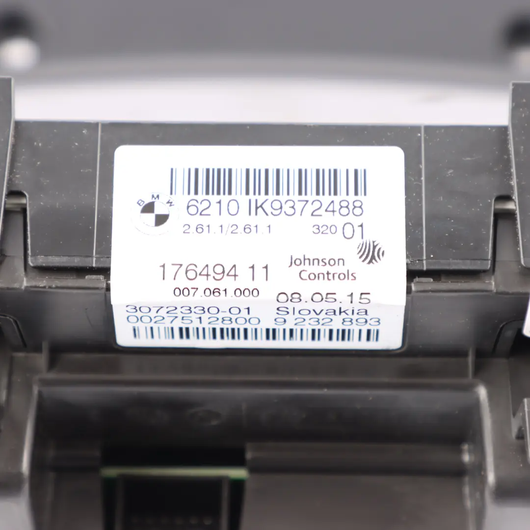 Instrument Cluster BMW F30 F31 F34 GT F36 Speedometer Clocks Diesel to with Part number 9372488 Instrument Cluster BMW F30 F31 F34 GT F36 Speedometer Clocks Diesel - SKU RHD-9372488 - Part number 9372488