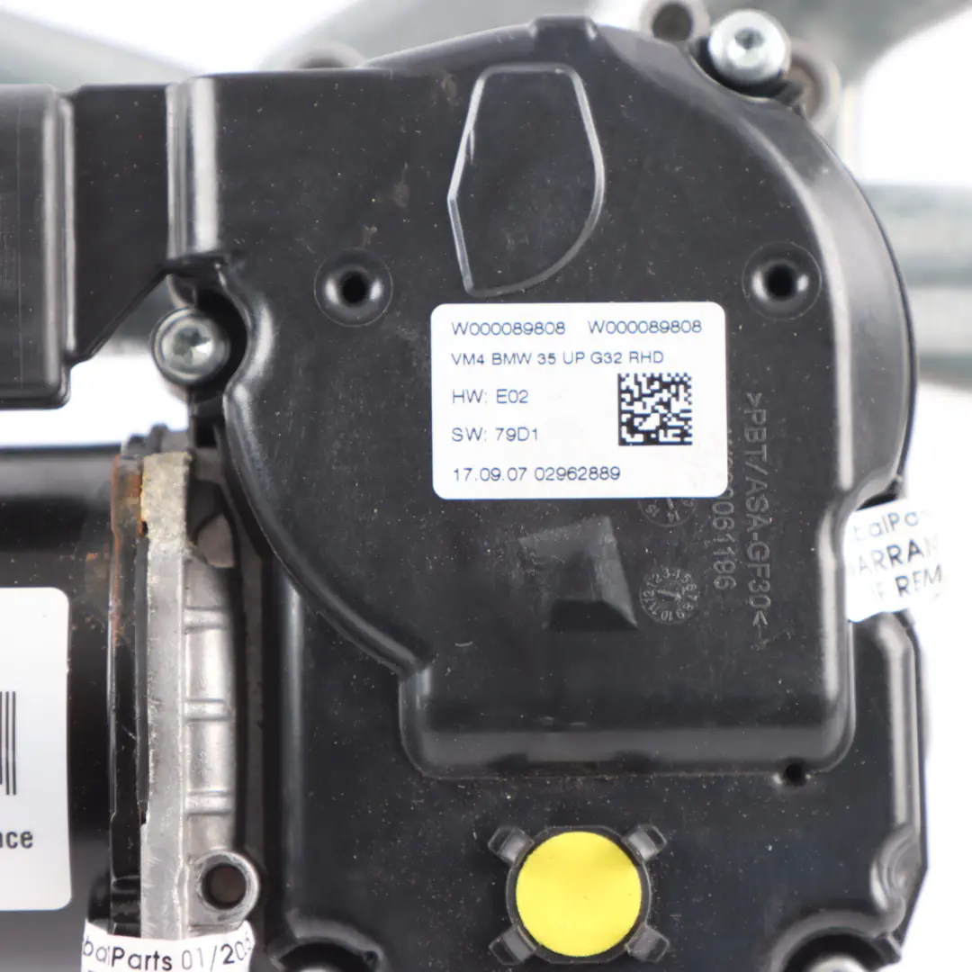 BMW G32 Front Windscreen Windshield Wiper System Motor Drive Unit - SKU RHD-9851358 - Part number 9851358