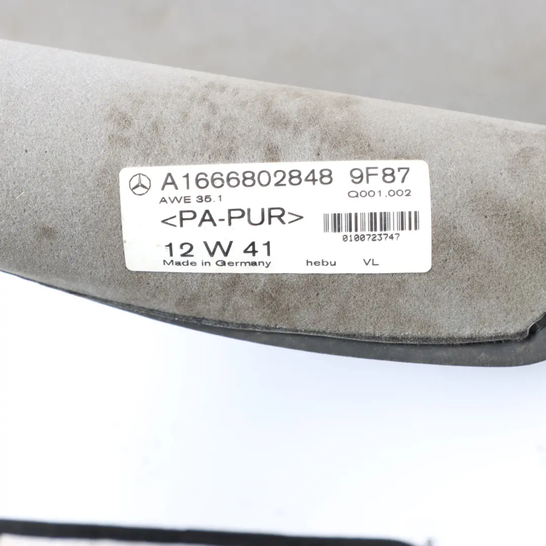 Mercedes W166 AMG Floor Mats Interior Carpet Black Front Set - SKU RHD-A1666802648 - Part number A1666802648