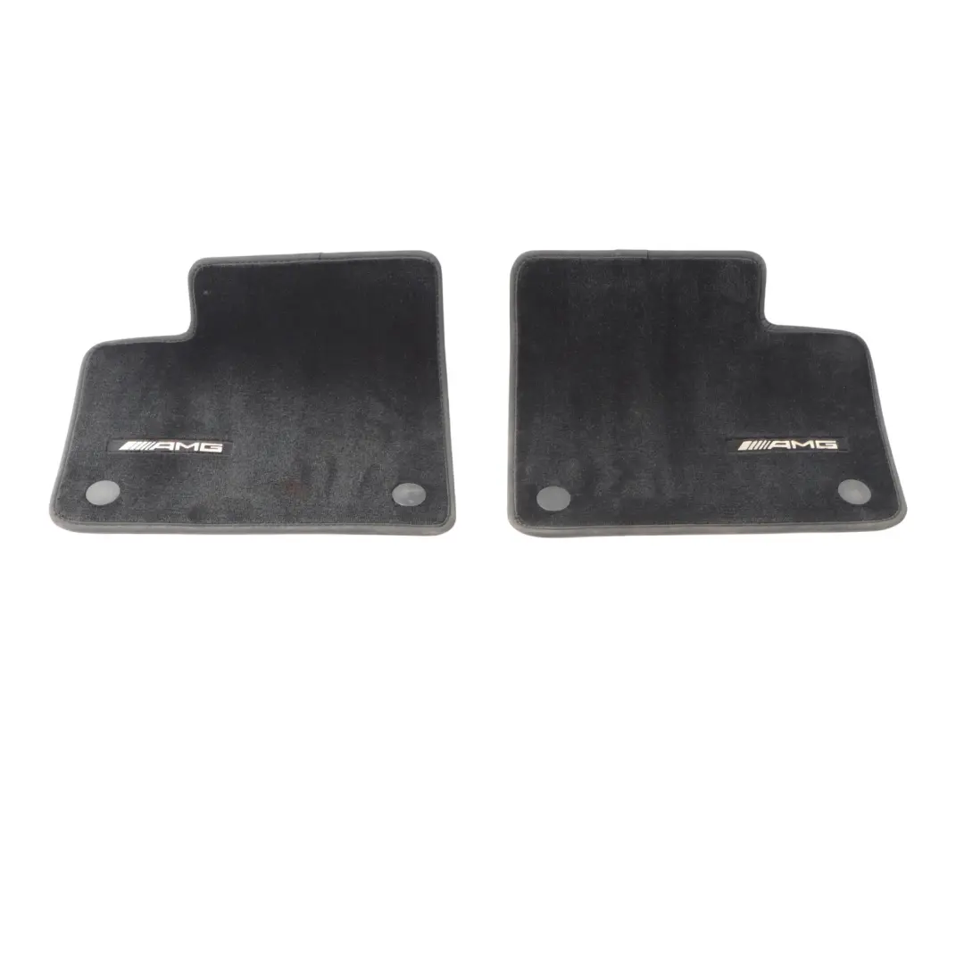 Mercedes W166 AMG Floor Mats Interior Carpet Black Front Set - SKU RHD-A1666802648 - Part number A1666802648