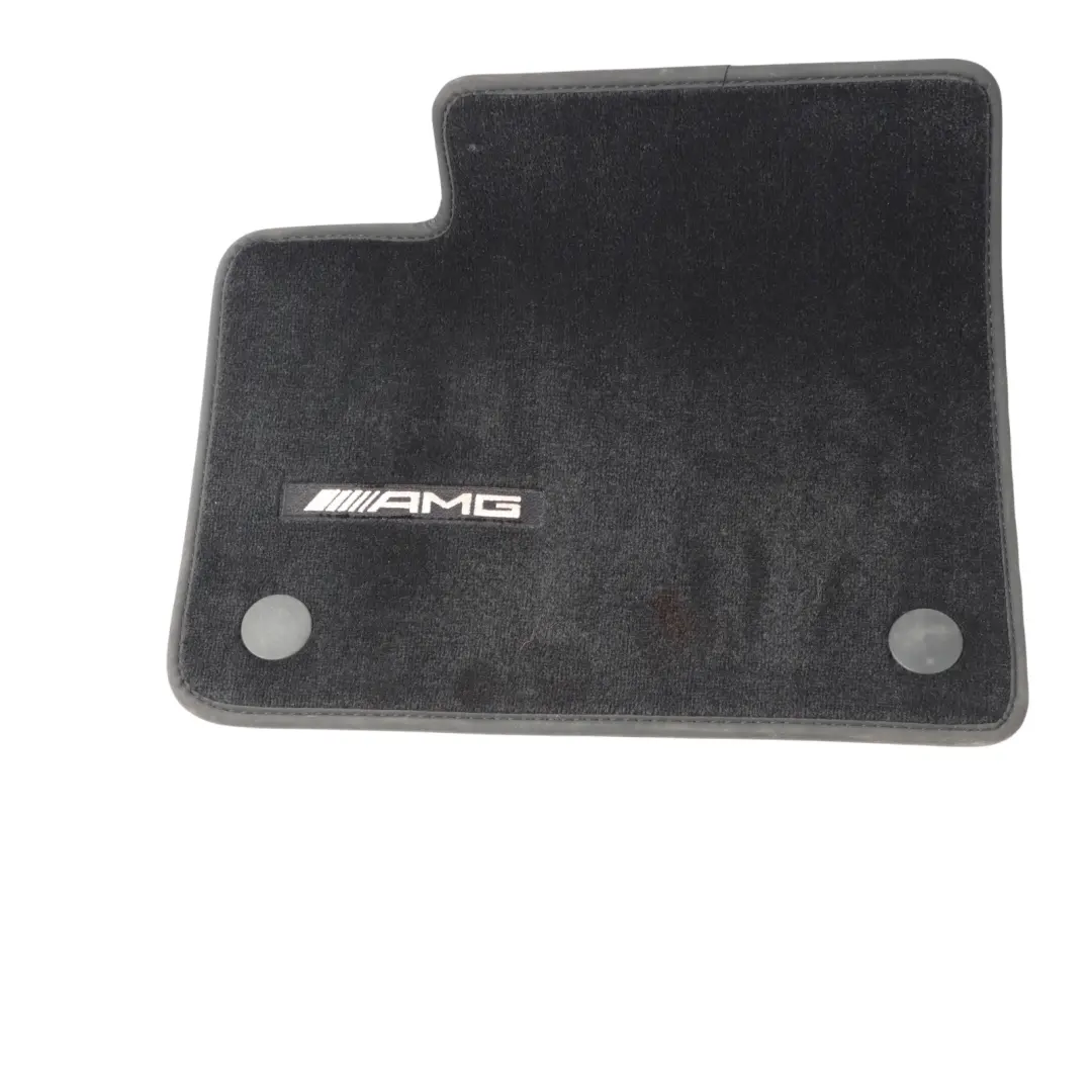 Mercedes W166 AMG Floor Mats Interior Carpet Black Front Set - SKU RHD-A1666802648 - Part number A1666802648
