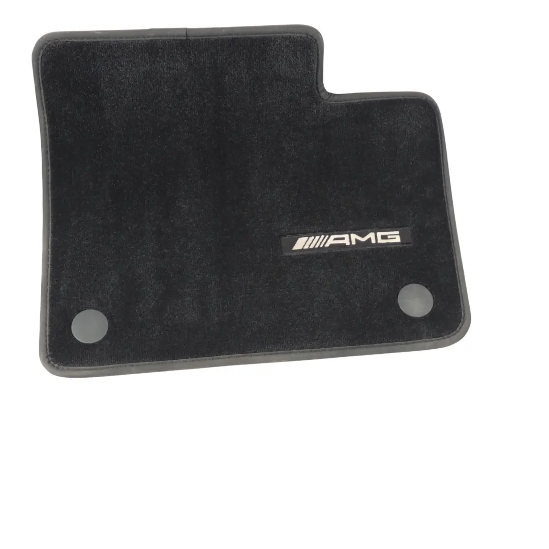 Mercedes W166 AMG Floor Mats Interior Carpet Black Front Set - SKU RHD-A1666802648 - Part number A1666802648