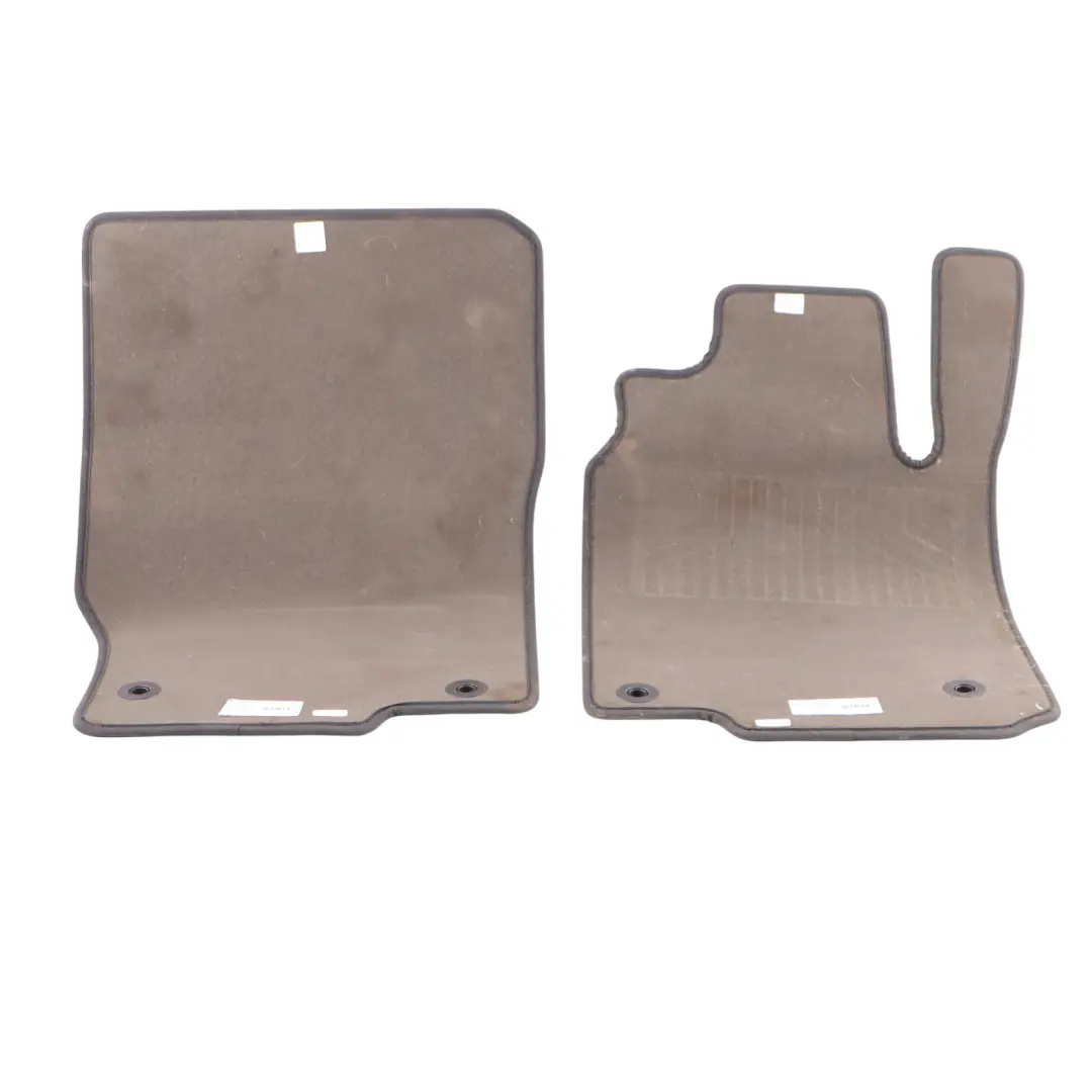 Interior Carpet Floor Mats Black Front Set to Mercedes GLE W166 AMG with Part number A1666803048 Mercedes GLE W166 AMG Interior Carpet Floor Mats Black Front Set - SKU RHD-A1666803048-1 - Part number A1666803048