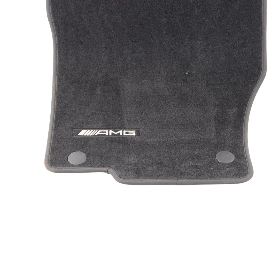 Interior Carpet Floor Mats Black Front Set to Mercedes GLE W166 AMG with Part number A1666803048 Mercedes GLE W166 AMG Interior Carpet Floor Mats Black Front Set - SKU RHD-A1666803048-1 - Part number A1666803048