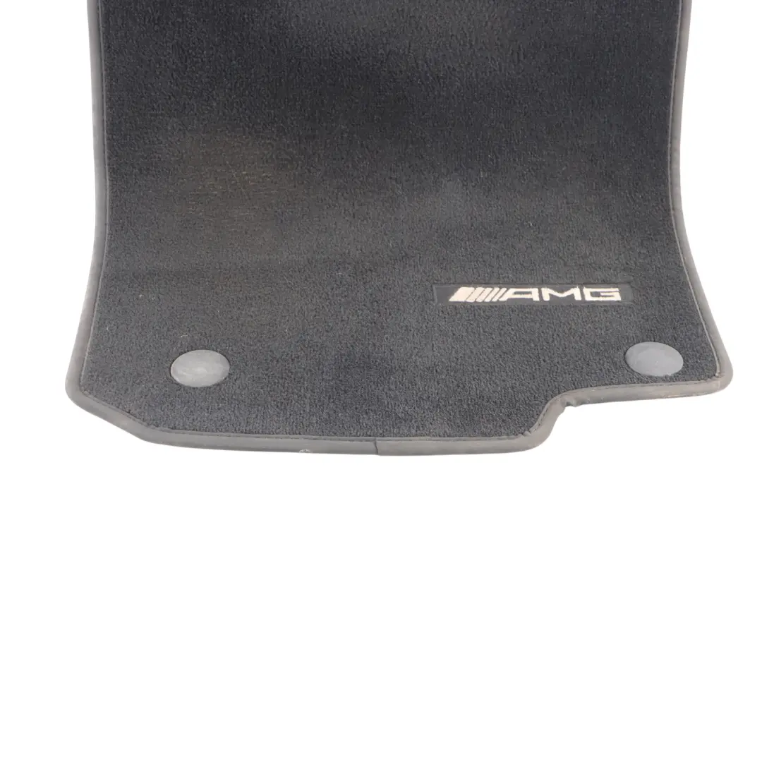 Interior Carpet Floor Mats Black Front Set to Mercedes GLE W166 AMG with Part number A1666803048 Mercedes GLE W166 AMG Interior Carpet Floor Mats Black Front Set - SKU RHD-A1666803048-1 - Part number A1666803048