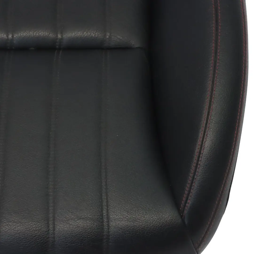 Sitzbezug Vorne Links Rechts Schwarz Leder Rot Genäht für Mercedes SLK R172 mit Teilenummer A1729101701 Mercedes SLK R172 Sitzbezug Vorne Links Rechts Schwarz Leder Rot Genäht - SKU RHD-A1729101701 - Teilenummer A1729101701