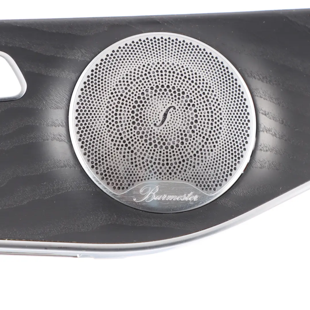 Mercedes W205 Centre Console Strip Ash Tray Door Trim Cover Set Black Ash Wood - SKU rhd-A2056809504-1 - Part number A2056809504