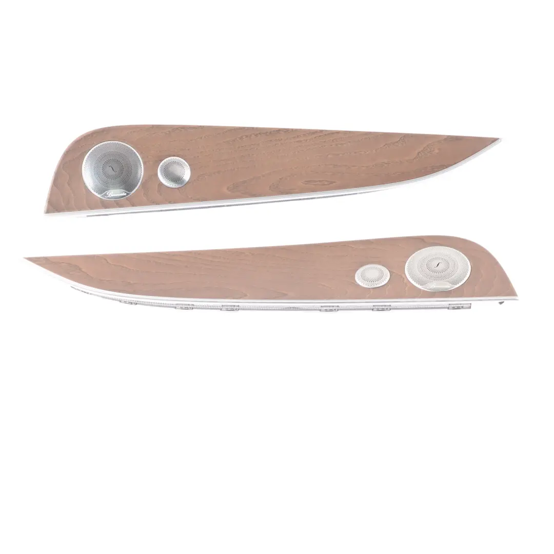 Console Dashboard Trim Strip Dash Cover Panel Brown Ash Wood Set Mercedes W213 - SKU RHD-A2136808200-1 - Part number A2136808200