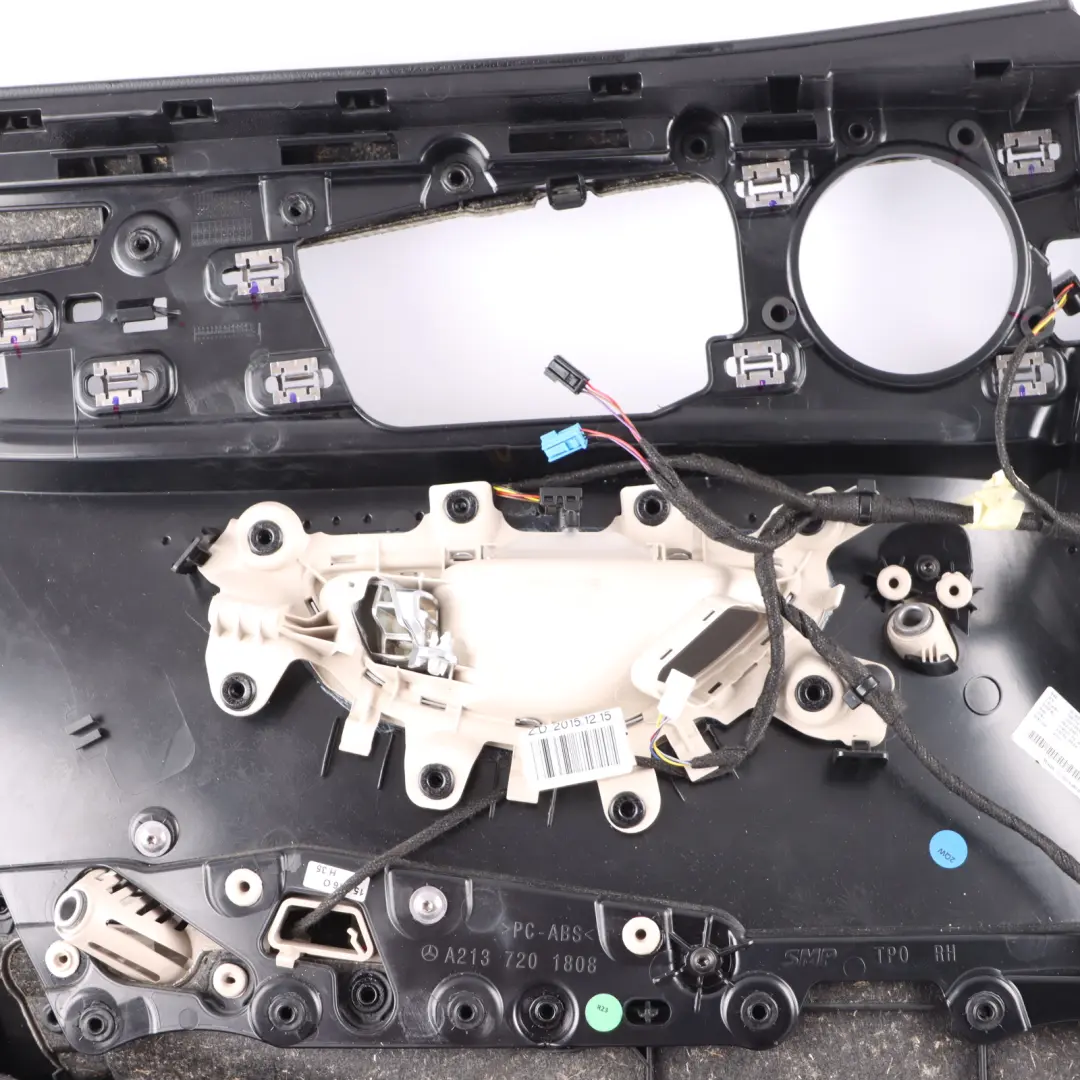 Mercedes W213 Door Card Cover Front Right O/S Panel Beige Leather - SKU RHD-A2137208007-1 - Part number A2137208007