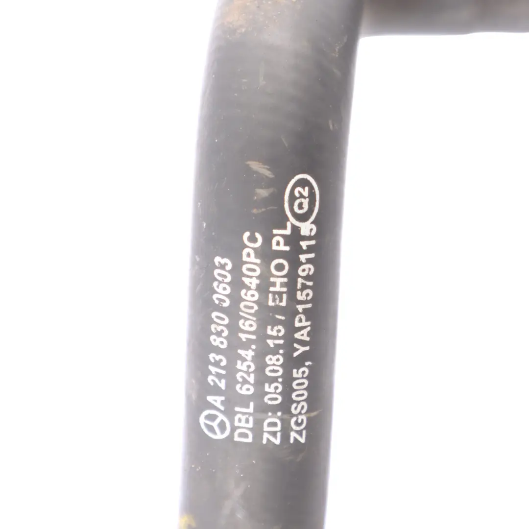 Coolant Hose Mercedes W213 C238 W253 OM654 Water Pipe Line A2138300603 to with Part number A2138302505 Coolant Hose Mercedes W213 C238 W253 OM654 Water Pipe Line A2138300603 - SKU RHD-A2138302505 - Part number A2138302505