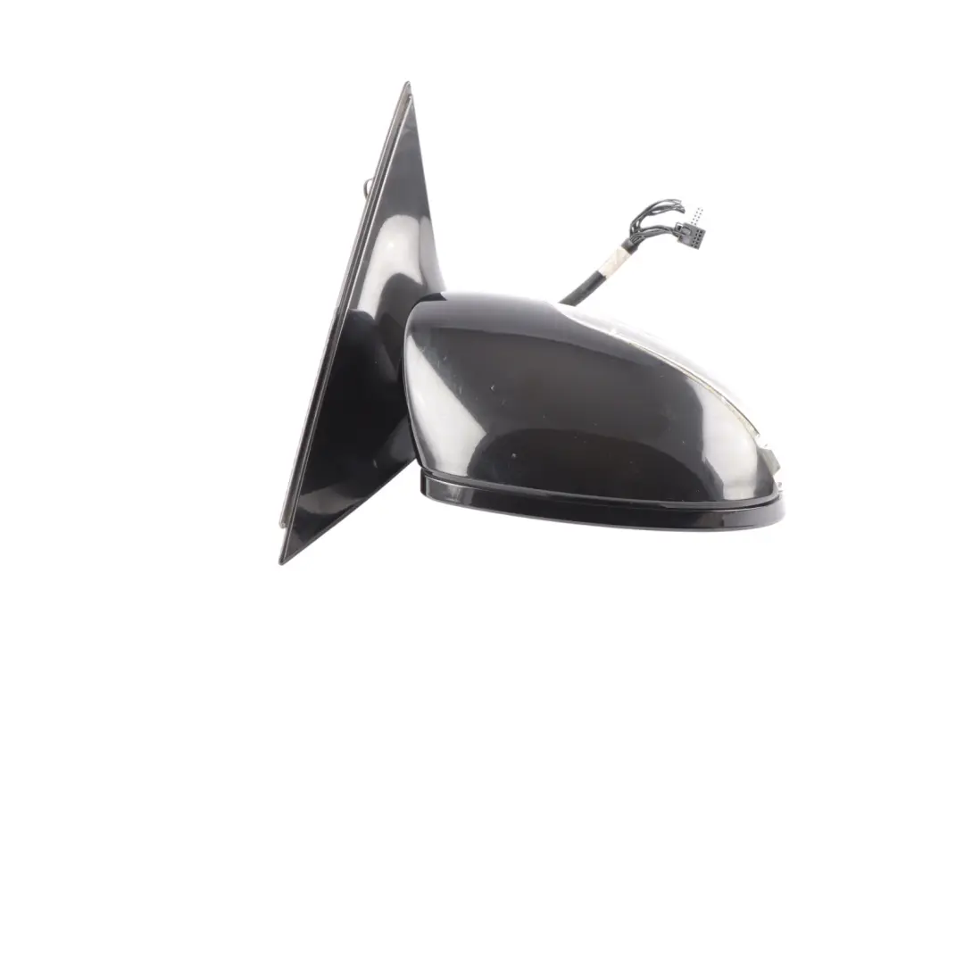 Mercedes W221 Wing Mirror Door Right O/S Auto Dip High Gloss Obsidian Black 197 - SKU RHD-A2218100676-1OB - Part number A2218100676