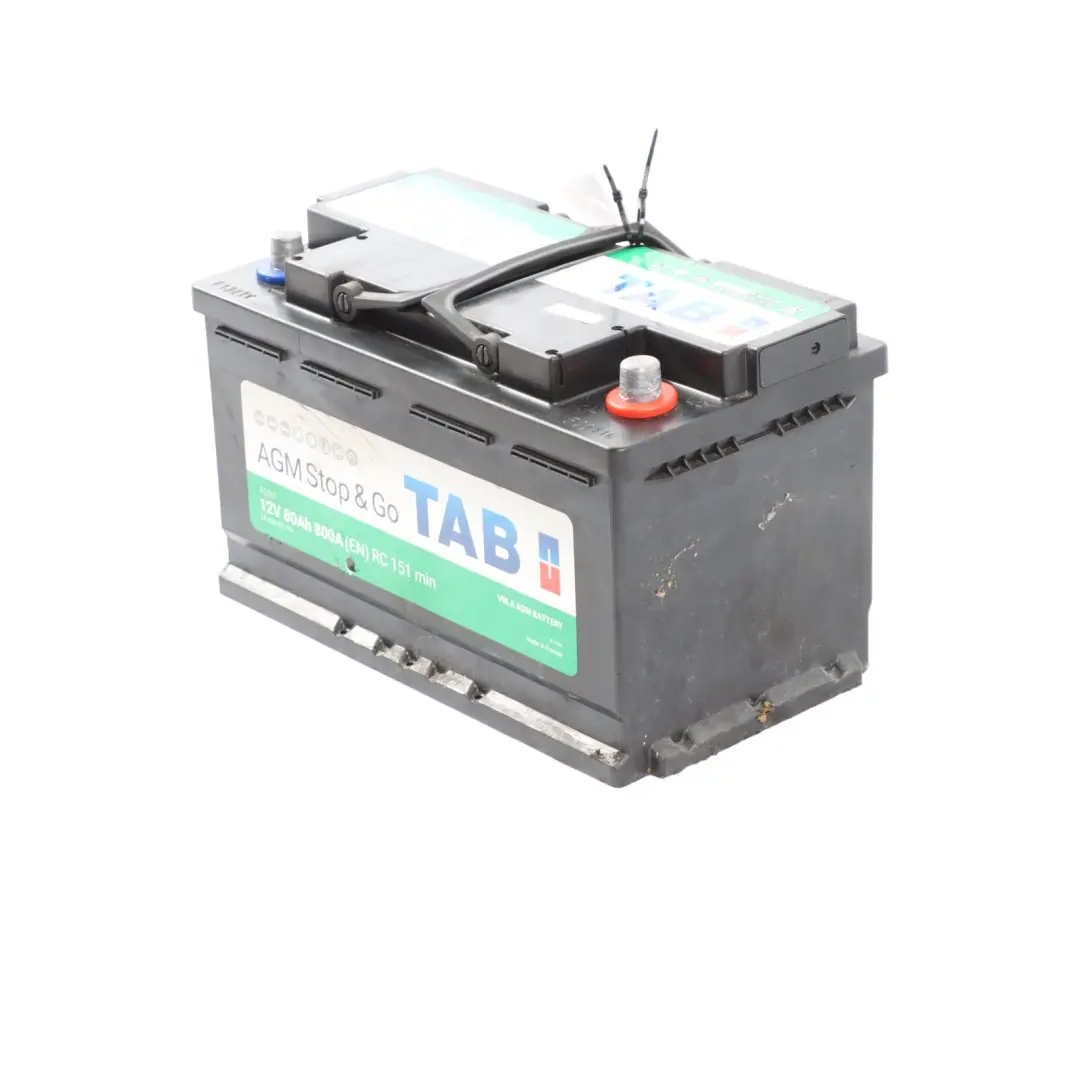 TAB AG80 AGM Start Stop Car Battery 80Ah 800A 12V to with Part number TAB-AGM-80AH TAB AG80 AGM Start Stop Car Battery 80Ah 800A 12V - SKU TAB-AGM-80AH - Part number TAB-AGM-80AH