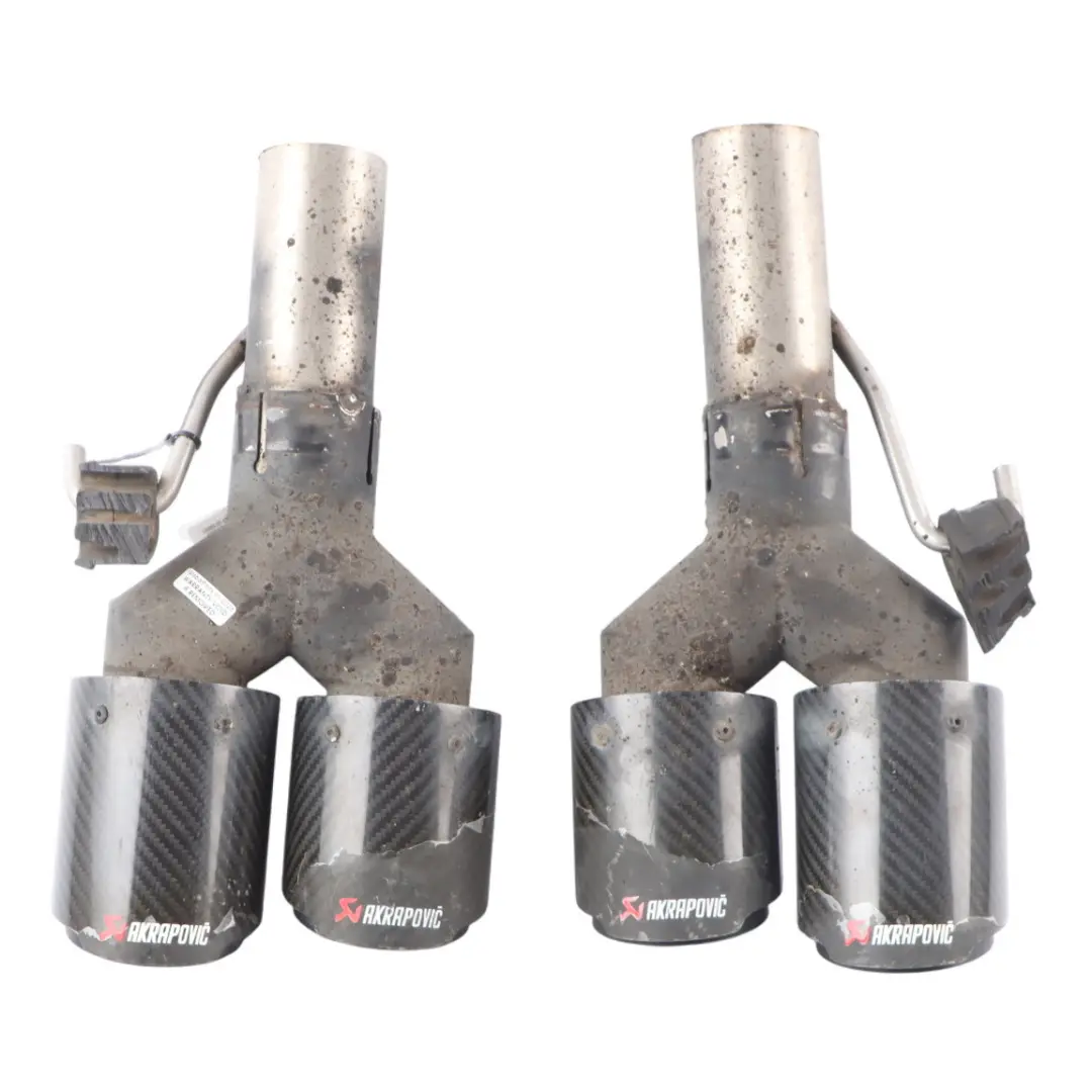 Exhaust Tips Akrapovic Muffler Pipes Set Carbon Fibre TP-CT/10 to BMW F10 M5 with Part number TP-CT-10-1 BMW F10 M5 Exhaust Tips Akrapovic Muffler Pipes Set Carbon Fibre TP-CT/10 - SKU TP-CT-10-1 - Part number TP-CT-10-1