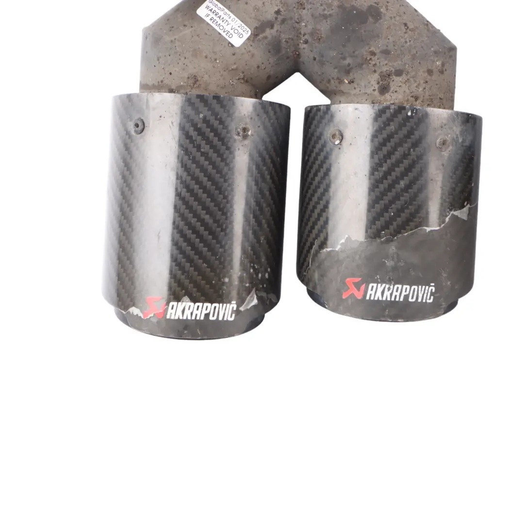 Exhaust Tips Akrapovic Muffler Pipes Set Carbon Fibre TP-CT/10 to BMW F10 M5 with Part number TP-CT-10-1 BMW F10 M5 Exhaust Tips Akrapovic Muffler Pipes Set Carbon Fibre TP-CT/10 - SKU TP-CT-10-1 - Part number TP-CT-10-1