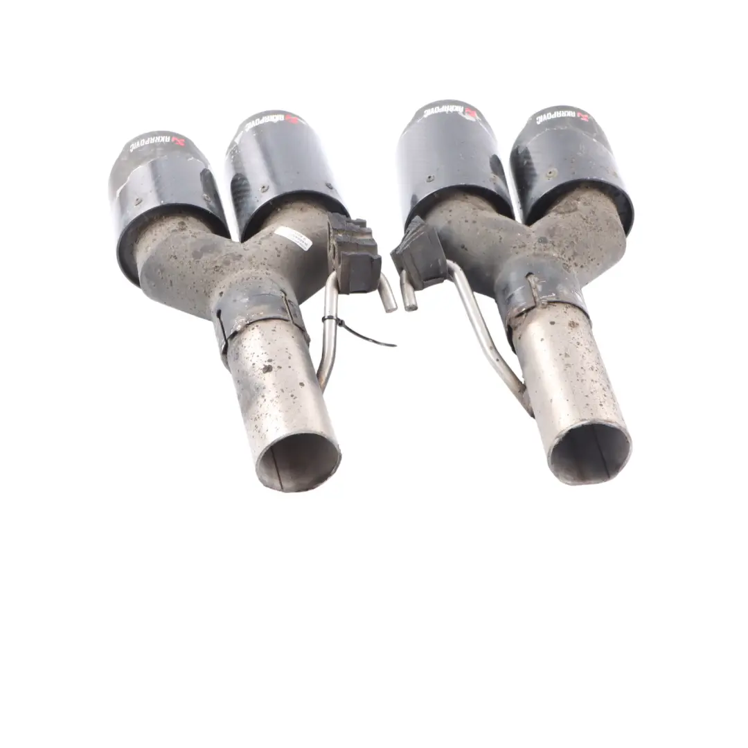 Exhaust Tips Akrapovic Muffler Pipes Set Carbon Fibre TP-CT/10 to BMW F10 M5 with Part number TP-CT-10-1 BMW F10 M5 Exhaust Tips Akrapovic Muffler Pipes Set Carbon Fibre TP-CT/10 - SKU TP-CT-10-1 - Part number TP-CT-10-1