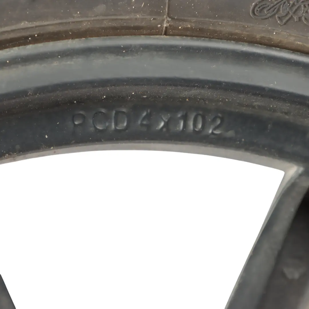 Trefor Tripl Cargo Scooter Front Wheel 4x102 ET33 17x2.5J 100/80 R17 Mitas to with Part number TRIPL-4X102 Trefor Tripl Cargo Scooter Front Wheel 4x102 ET33 17x2.5J 100/80 R17 Mitas - SKU TRIPL-4X102 - Part number TRIPL-4X102