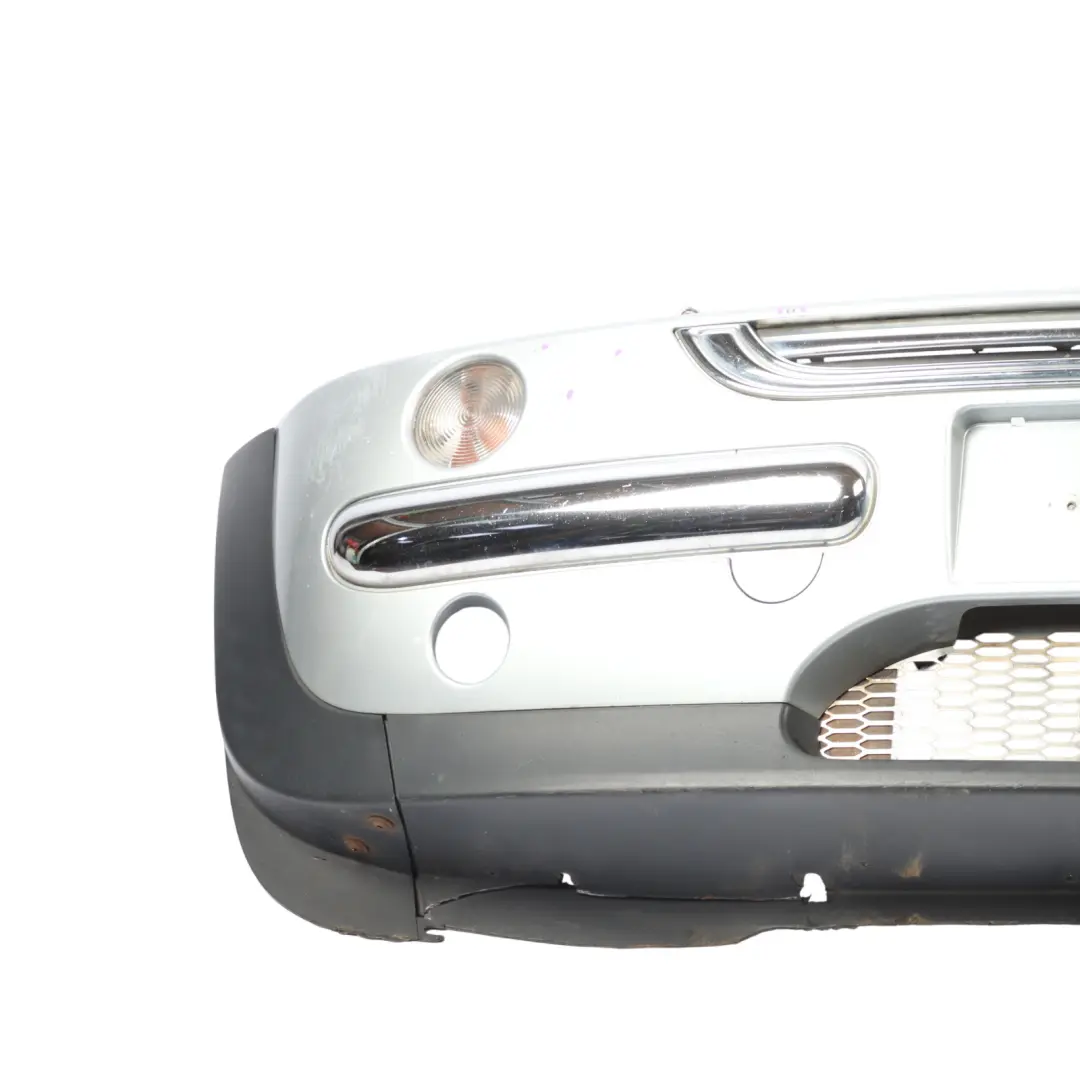 Complete Front Bumper Panel Pure Silver Metallic - 900 to Mini Cooper R50 with Part number 0029895 Mini Cooper R50 Complete Front Bumper Panel Pure Silver Metallic - 900 - SKU 0029895-PS1 - Part number 0029895