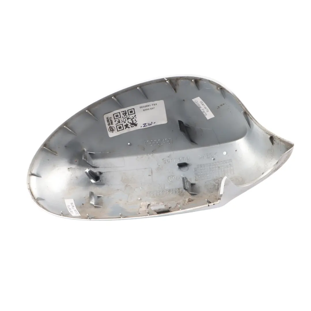 Tapa Espejo Retrovisor Izquierdo Titan Silver Metallic para BMW E87 con número de pieza 0032681 BMW E87 Tapa Espejo Retrovisor Izquierdo Titan Silver Metallic - SKU 0032681-TS3 - Número de pieza 0032681