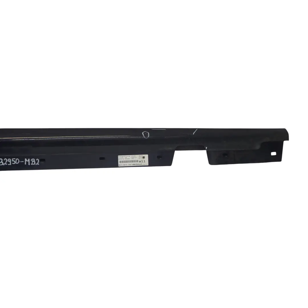 BMW E90 E91 Sill Strip Faldón Lateral Derecho Monacoblau Monaco Blau Azul - A35 - SKU 0032950-MB2 - Número de pieza 0032950