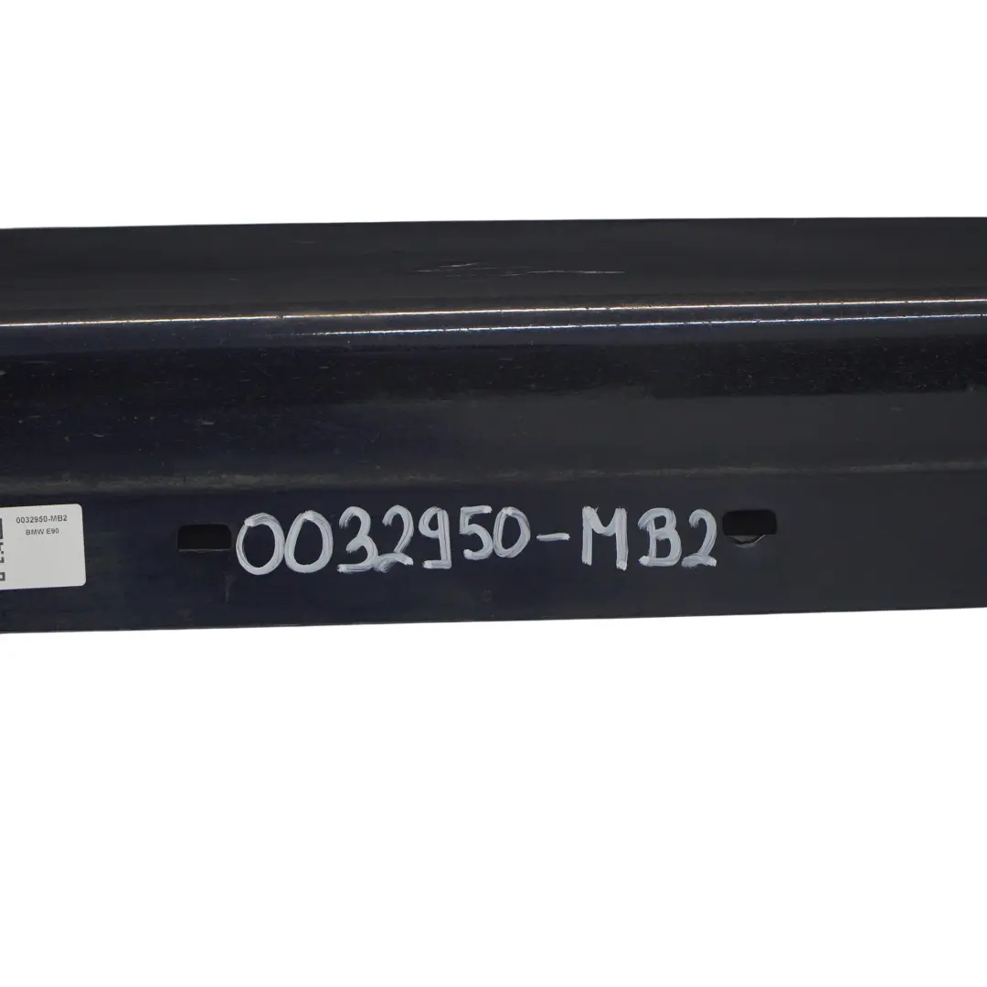 BMW E90 E91 Sill Strip Faldón Lateral Derecho Monacoblau Monaco Blau Azul - A35 - SKU 0032950-MB2 - Número de pieza 0032950