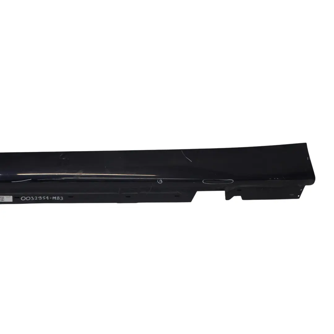 BMW E90 Schwellerleiste Seitenschweller links E91 Monacoblau Blau Metallic - A35 - SKU 0032951-MB3 - Teilenummer 0032951