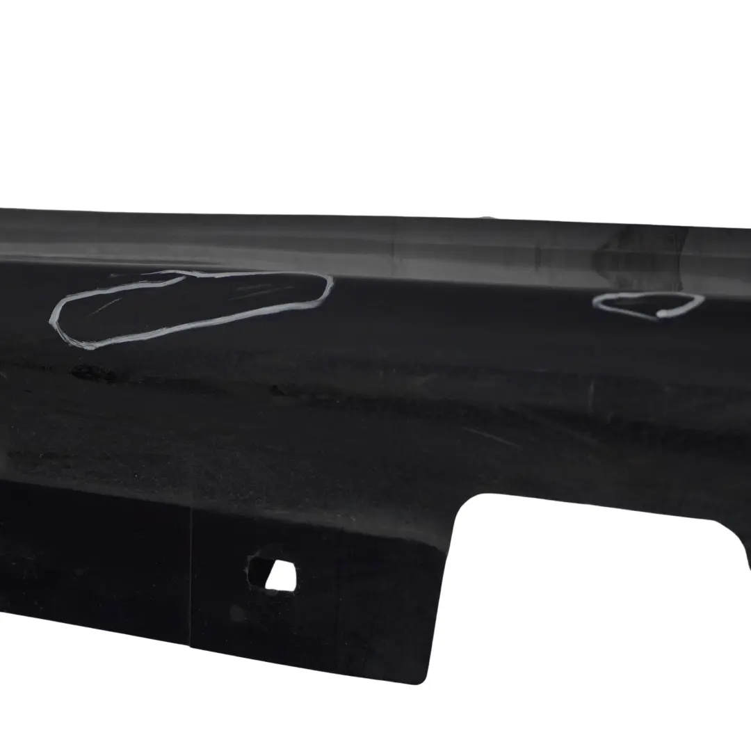 BMW E90 Striscia davanzale laterale Pannello sinistro E91 Monacoblau Blue - A35 - SKU 0032951-MB3 - Numero di parte 0032951