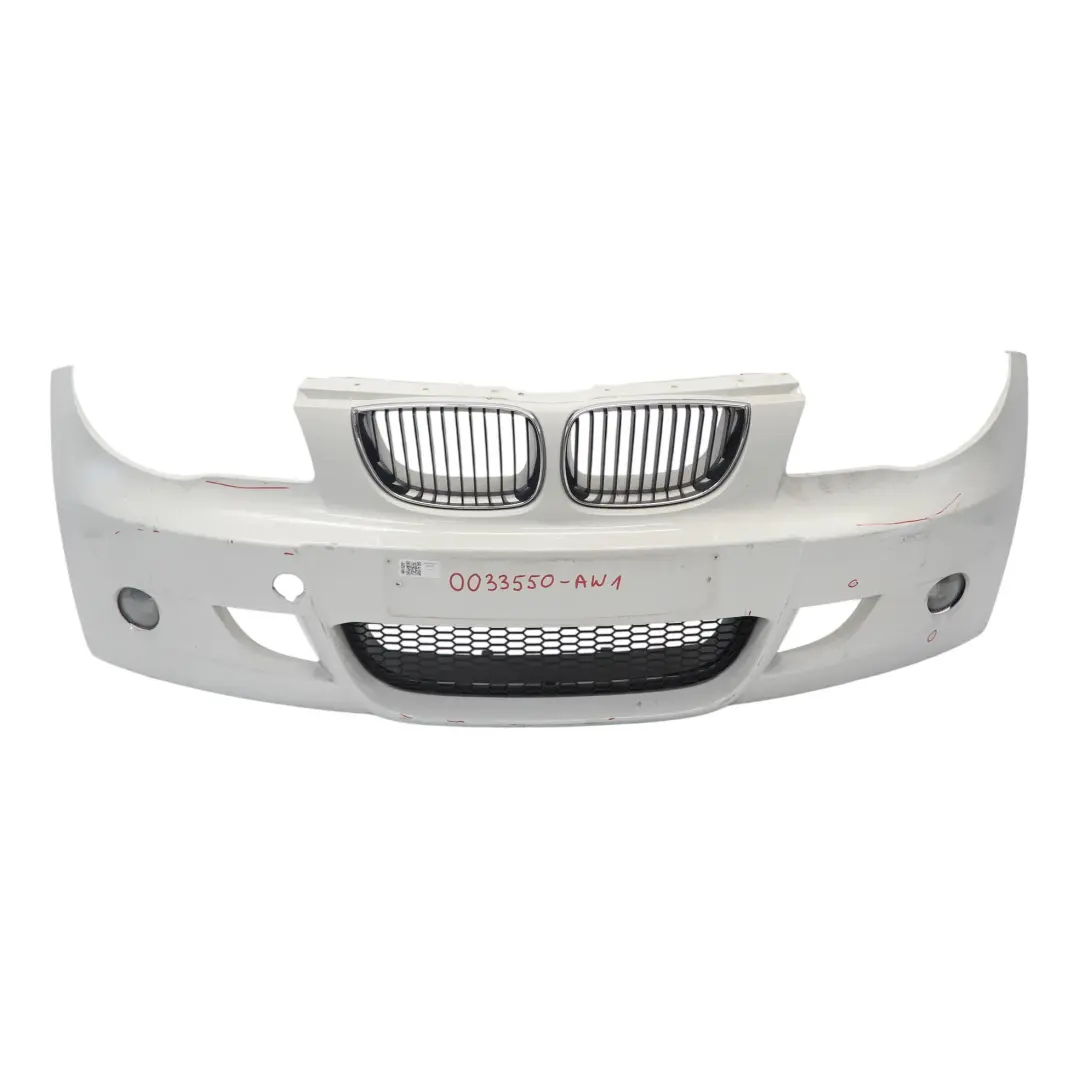 Front Bumper M Sport Trim Panel Alpinweiss Alpine White - 300 to BMW E81 E87 with Part number 0033550 BMW E81 E87 Front Bumper M Sport Trim Panel Alpinweiss Alpine White - 300 - SKU 0033550-AW1 - Part number 0033550