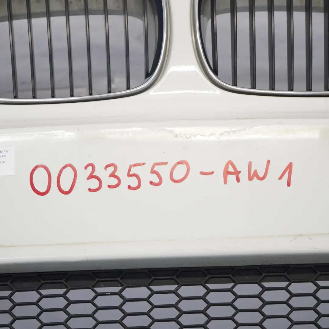 BMW E81 E87 Zderzak Przedni M Sport Alpinweiss 3 Biały - 300 - SKU 0033550-AW1 - Numer Części 0033550