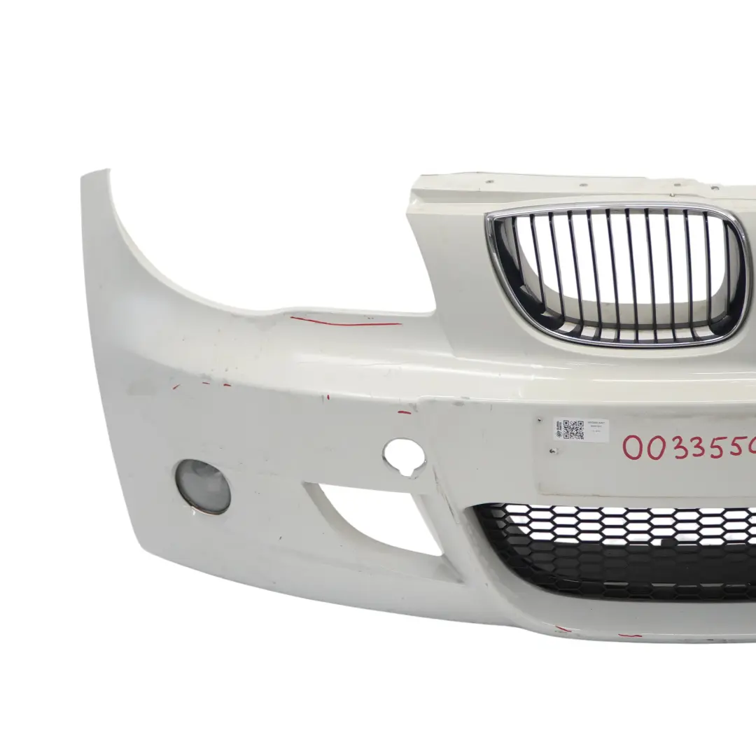 BMW E81 E87 Front Bumper M Sport Trim Panel Alpinweiss Alpine White - 300 - SKU 0033550-AW1 - Part number 0033550